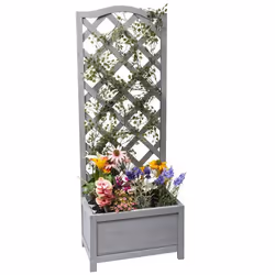 Jardinière avec treillis WERKA PRO 45x120cm