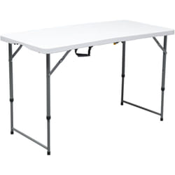Table pliante rectangulaire Werka Pro pieds réglables 120x60x74cm