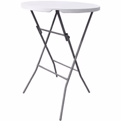 Description détaillée de la Table mange debout pliante WERKA PRO (Ø80 x 110cm) Produit: Table pliante Univers: Mobilier de ja ...
