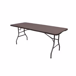 Table pliante WERKA PRO aspect bois  180x74x74cm
