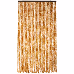 Description détaillée du rideau chenille marron et blanc WERKA PRO Produit: rideau chenille Univers: maison, confort, rideaux ...