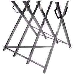Description détaillée du chevalet à bûches WERKA PRO 4 supports acier Univers du jardin Produit: Chevalet à bûches Marque: WE ...