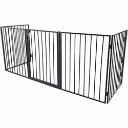 Description détaillée de la barrière de protection en métal WERKA PRO 5 panneaux Univers de la maison Produit: Barrière de pr ...