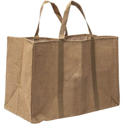 Werka Pro - Sac porte bûches en jute naturel