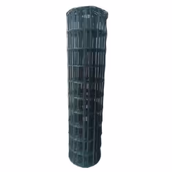 Grillage soudé - WERKA PRO - 1 x 10m - Acier galvanisé - Vert - Maille 5x10cm
