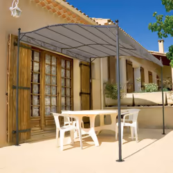 Toile d'ombrage taupe 3x2,5m WERKA PRO - Ombrez votre espace extérieur La toile d'ombrage de WERKA PRO est spécialement conçu ...
