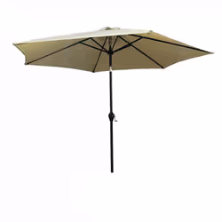 Parasol Droit Ø2,7 m crème WERKA PRO - Protection et style assurés Le parasol droit WERKA PRO se distingue par son large diam ...