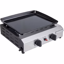 Plancha à gaz 2 brûleurs WERKA PRO: La solution idéale pour vos barbecues La plancha à gaz 2 brûleurs de WERKA PRO est l'appa ...