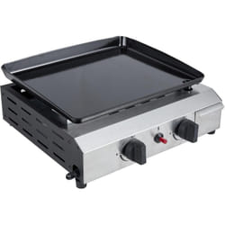 Plancha à gaz 2 brûleurs Werka Pro