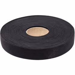 Ruban Élastique Tricoté Noir 10 mètres - Une solution d'élasticité optimale Un élastique solide, durable et confortable Ce ru ...