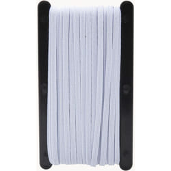 Tresse Élastique Plate Blanche 10 m Werka Pro 4 mm