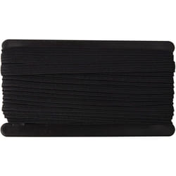 Tresse élastique plate noire 10 m Werka Pro 4 mm