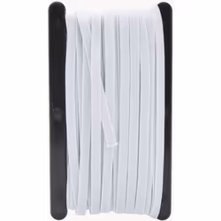 Tresse Élastique Plate Blanche 10 m WERKA PRO: L'essentiel pour vos créations Élasticité exceptionnelle Cette tresse élastiqu ...