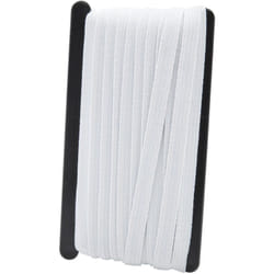 Tresse Élastique Plate Blanche 10 m Werka Pro 8 mm