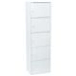 Meuble blanc à portes WERKA PRO 5 portes (133 x 40 x 29 cm)