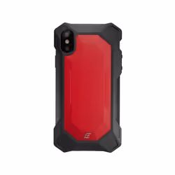 Element Case REV, Coque, Apple, iPhone XS, iPhone X, Noir, Rouge