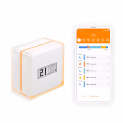 Netatmo Smart thermostat RF Translucide, Blanc