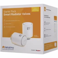 Tête thermostatique sans fil - NETATMO - NVP01-DE - Contrôle smartphone - Programmable - Réglage pièce par pièce