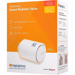 Tête thermostatique sans fil - NETATMO - Blanc - Objet connecté - 230 g - Contrôle à distance
