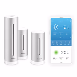 Netatmo NBU-NWS-NIM-EU station météo numérique Argent AC/Batterie Wifi
