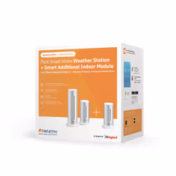 Netatmo NBU-NWS-NIM-EU station météo numérique Argent AC/Batterie Wifi - Vue supplémentaire 8