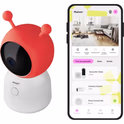 Omajin by Netatmo - Caméra Babyphone connectée L'excellence de la surveillance bébé Installez la Caméra Babyphone dans la cha ...