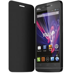 Wiko Folio Coque Support pour Wax Noir
