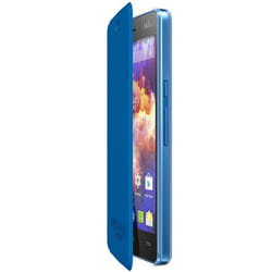 Wiko 93991 coque de protection pour téléphones portables Folio porte carte Bleu