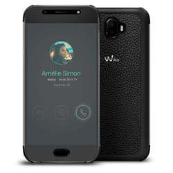 Wiko WKPRFIBK6901 12,7 cm (5") Folio Noir, Transparent