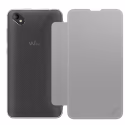 Etui - Wiko - Sunny 2 Plus - Souple - Gris - Mixte