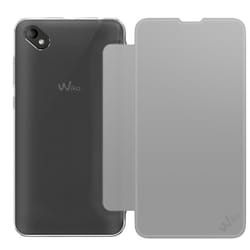 Etui - Wiko - Sunny 2 Plus - Souple - Gris - Mixte