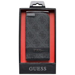 GUESS Flapcase coque de protection pour téléphones portables Folio porte carte Noir