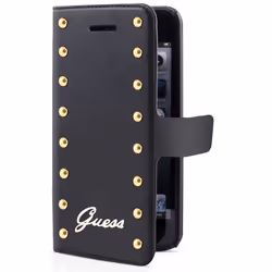 GUESS GUFLBKP6LSAB, Folio, Apple, iPhone 6 Plus, Noir