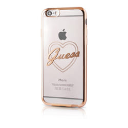 GUESS GUHCP6TRHG coque de protection pour téléphones portables Housse Or, Transparent