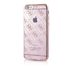 GUESS GUHCP6TR4GRG coque de protection pour téléphones portables Housse Or, Transparent