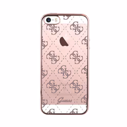 GUESS GUHCPSETR4GRG, Housse, Apple, iPhone 5/5S/5Se, 11,9 cm (4.7"), Rose doré