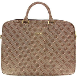 Sacoche Bandoulière - Guess - Multi-rangements - Marron - 13 à 15 - Intérieur rembourré