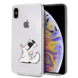 Coque - Karl Lagerfeld - KLHCI65CFNRC - Transparent - Souple - iPhone XS Max