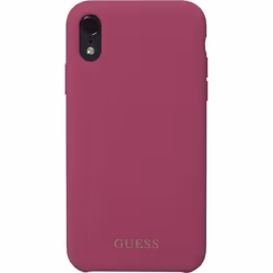 Coque souple Guess framboise pour iPhone XR