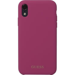 Coque souple Guess framboise pour iPhone XR