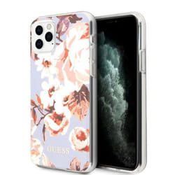 Coque de téléphone - Guess - Flower Case N2 - iPhone 11 Pro Max - Lilas - Floral - Élégant