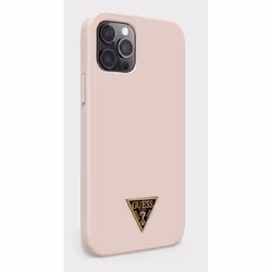 GUESS GUHCP12LLSTMLP, Housse, Apple, iPhone 12 Pro Max, 17 cm (6.7"), Rose