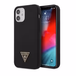 GUESS GUHCP12SLSTMBK, Housse, Apple, iPhone 12 Mini, 13,7 cm (5.4"), Noir
