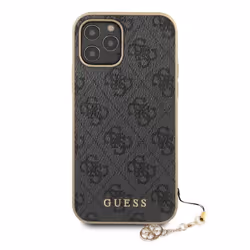Coque de Protection pour iPhone 12/12 Pro à Motif 4G Guess Gris