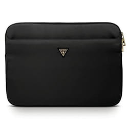 Housse pour ordinateur portable - Guess - Nylon Computer Sleeve - 13 pouces - Noir - Logo doré