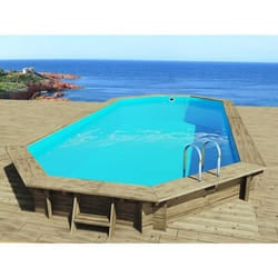 Habitat Et Jardin Piscine Bois " Ibiza 145 " - 8.57 X 4.57 X 1.45 M