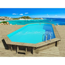 Habitat Et Jardin Piscine Bois " Ibiza 130" - 8.57 X 4.57 X 1.31 M