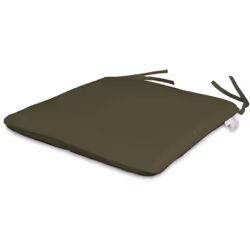 " Couleur : Taupe. Coussin : Polyester. Déhoussage : Oui. Entretien : Eau + Eponge. Dimensions : 28 x 28 x 3 cm. Colisage : 1 ...