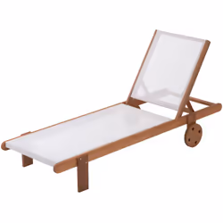 Bain de Soleil en bois exotique "Saïgon" Nous vous proposons ce magnifique bain de soleil "Saïgon" , ses lignes épurées et él ...