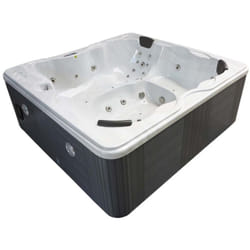 Spa "Cuba" 6 places - Cuve blanc - système Balboa +Bluetooth intégré - 220x210x80cm